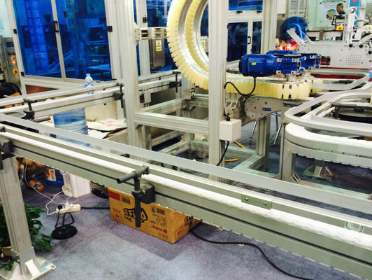 Aluminium flexible modular conveyor systems width 45mm  65mm 85mm 105mm 145mm 175mm 295mm