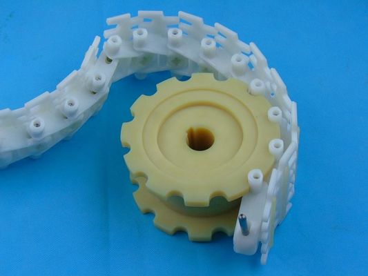 83A Flexible plain conveyor chains plastic flex chains width 83mm for modular flexible systems