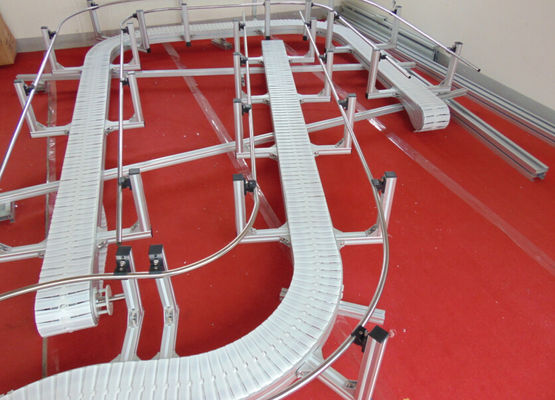 LF175A Flexible modular conveyor chains plastic flex chains width L175mm for aluminium modular flexible systems