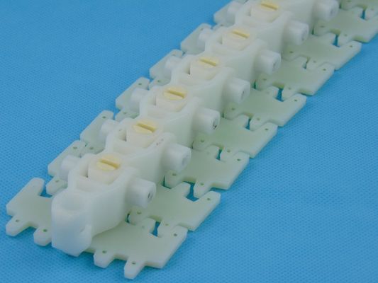 LF63E cleated flexible conveyor chains with friction top suitable for flexible conveyor systems