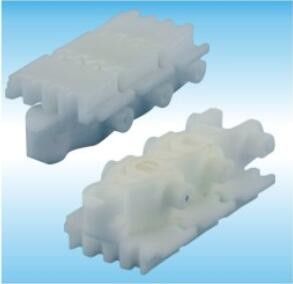LF44C cleated conveyor chains for flexible modular aluminium conveyor systems boss top chains