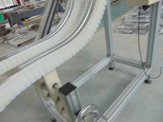 Z type elevating conveyors aluminium flexible conveyors system width 63mm