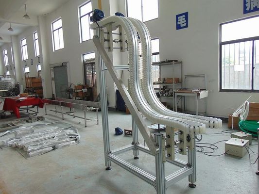 Aluminium flexible modular conveyor systems width 175mm moduline conveyor systems