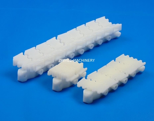 LF43B Flexible cleated chains plastic flex chains width L44mm for modular flexible systems created conveyor chains