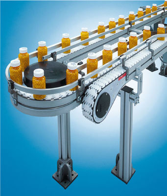 Aluminium flexible modular conveyor systems width 295mm Plain conveyors