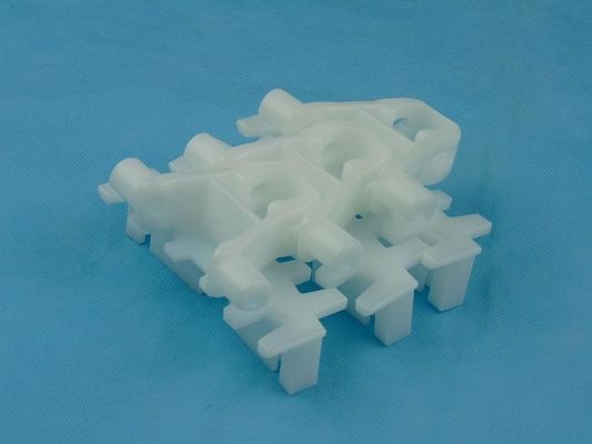 LF103G Cleated flexible conveyor chains  width 103mm POM white color for tobaco industry