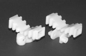 LF63D cleated flexible conveyor chains suitable for flexible conveyor systems