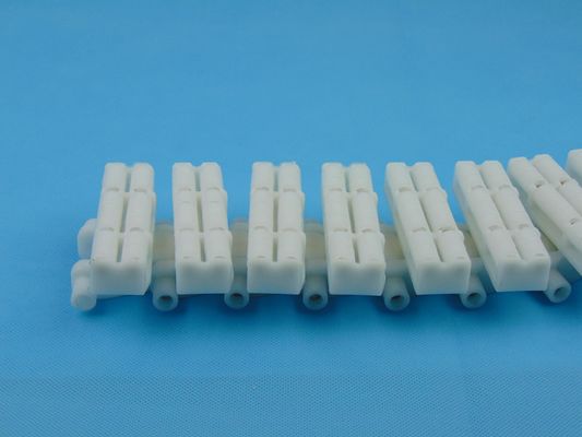 LF83C roller top flexible conveyor chains materials POM color white LBP flexible chains